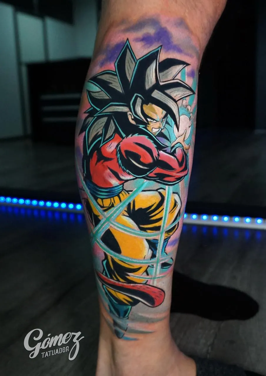Tatuaje anime personalizado